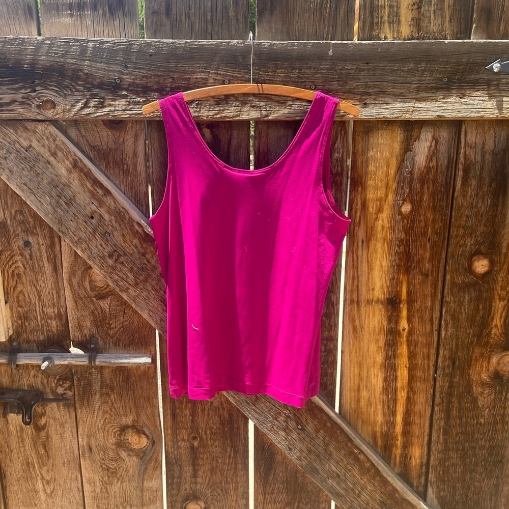 Chico's Pink Tank Top Classic Sleeveless Style - Picture 4 of 4